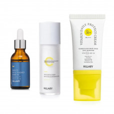 Комплекс для восстановления тона и защита от пигментации SPF 30 Hillary Tone Repair Pigment Defense Set