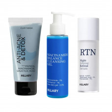 Набор косметических средств для вечернего ухода Hillary Night Care Set