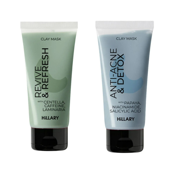 Набор глиняных масок Hillary Clay Mask Set