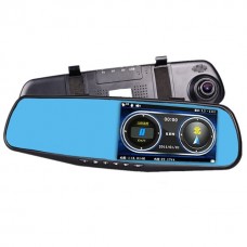 Видеорегистратор-зеркало Shenzhen NC-2250 с камерой заднего вида HDMI и датчиком удара 2 Гб USB черный (NC2250B)
