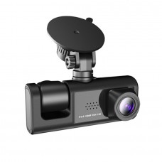 Авторегистратор автомобильный APPIX С1 ночной режим 3 камеры microSD G-сенсор черный (AC1B)
