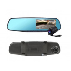 Автомобільне дзеркало-відеореєстратор із камерою заднього виду Vehicle BlackBox DVR 1080p (BB90048)