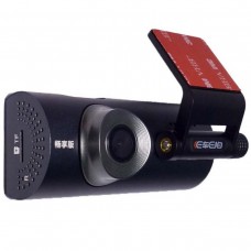 Відеореєстратор автомобільний DVR V7 Wi-Fi на дві камери Black